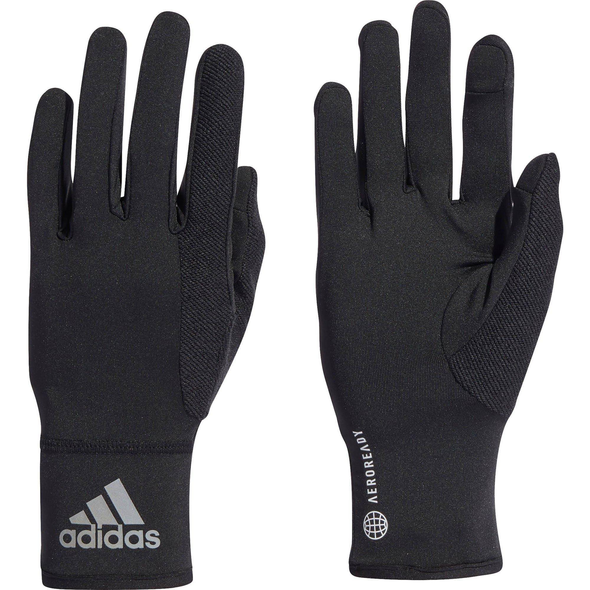 adidas AeroReady Running Gloves - Black