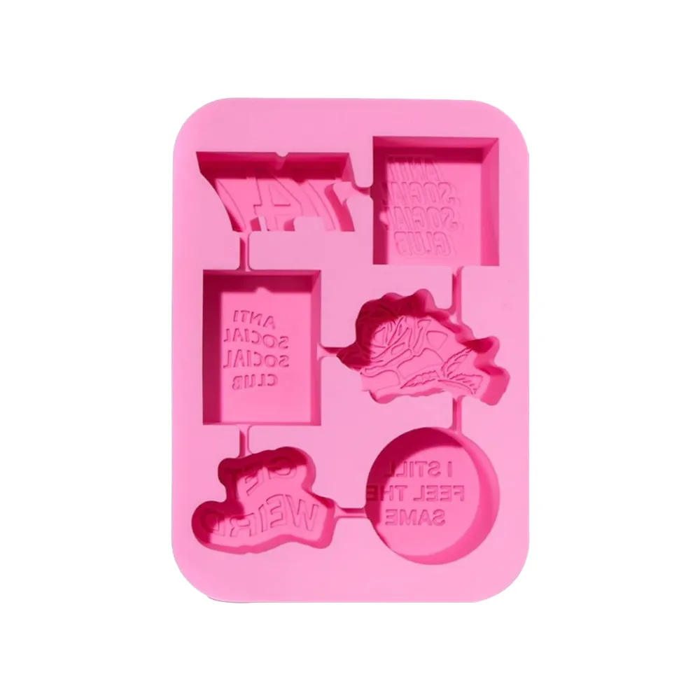 Anti Social Social Club Ice Tray Ice Rink Ice Tray Pink