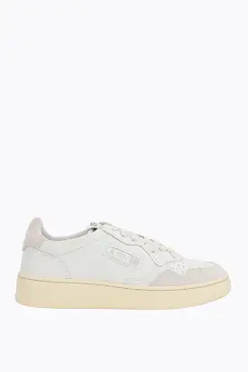 Autry Medalist smooth leather and suede sneakers