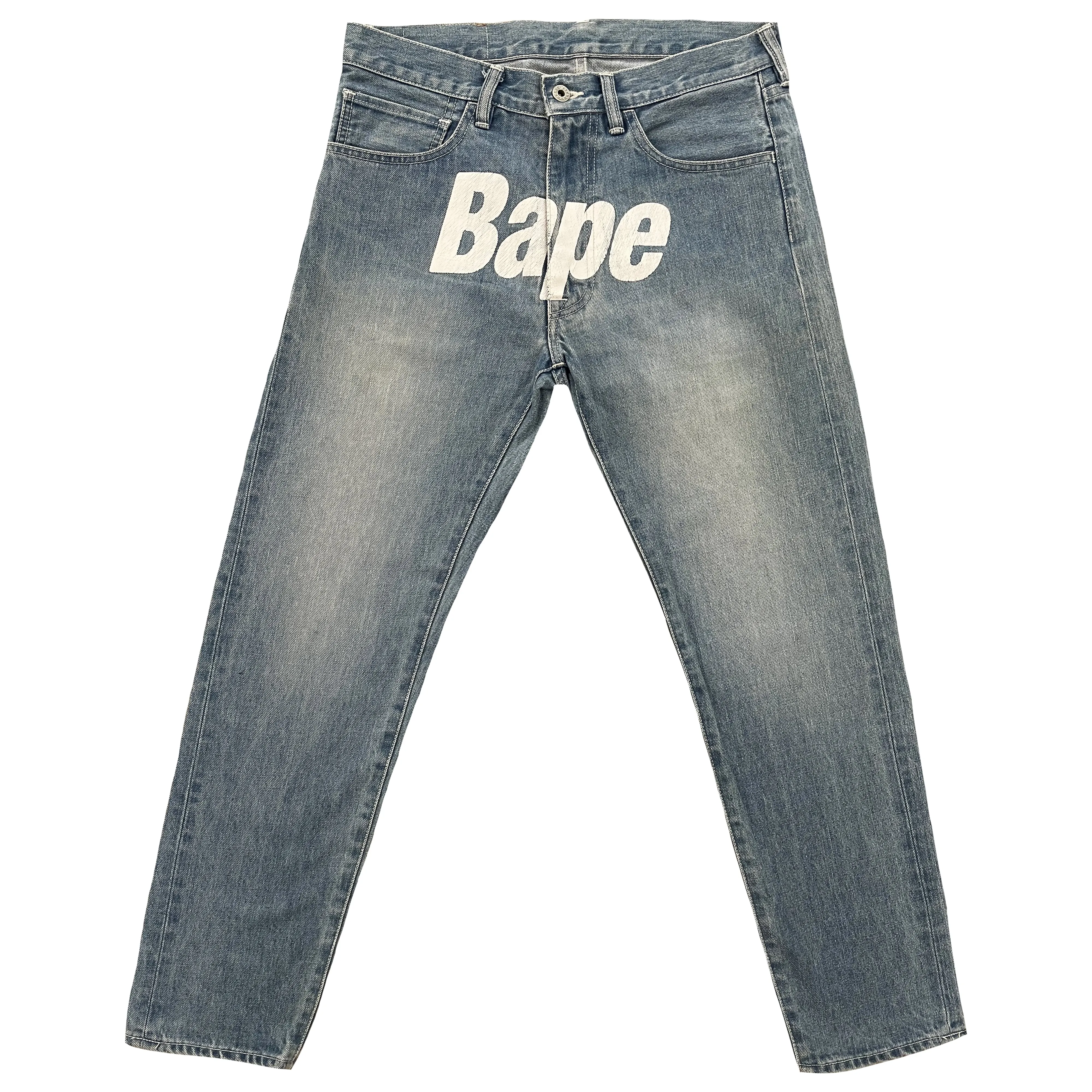 Bape Spell Out Jeans - W32"