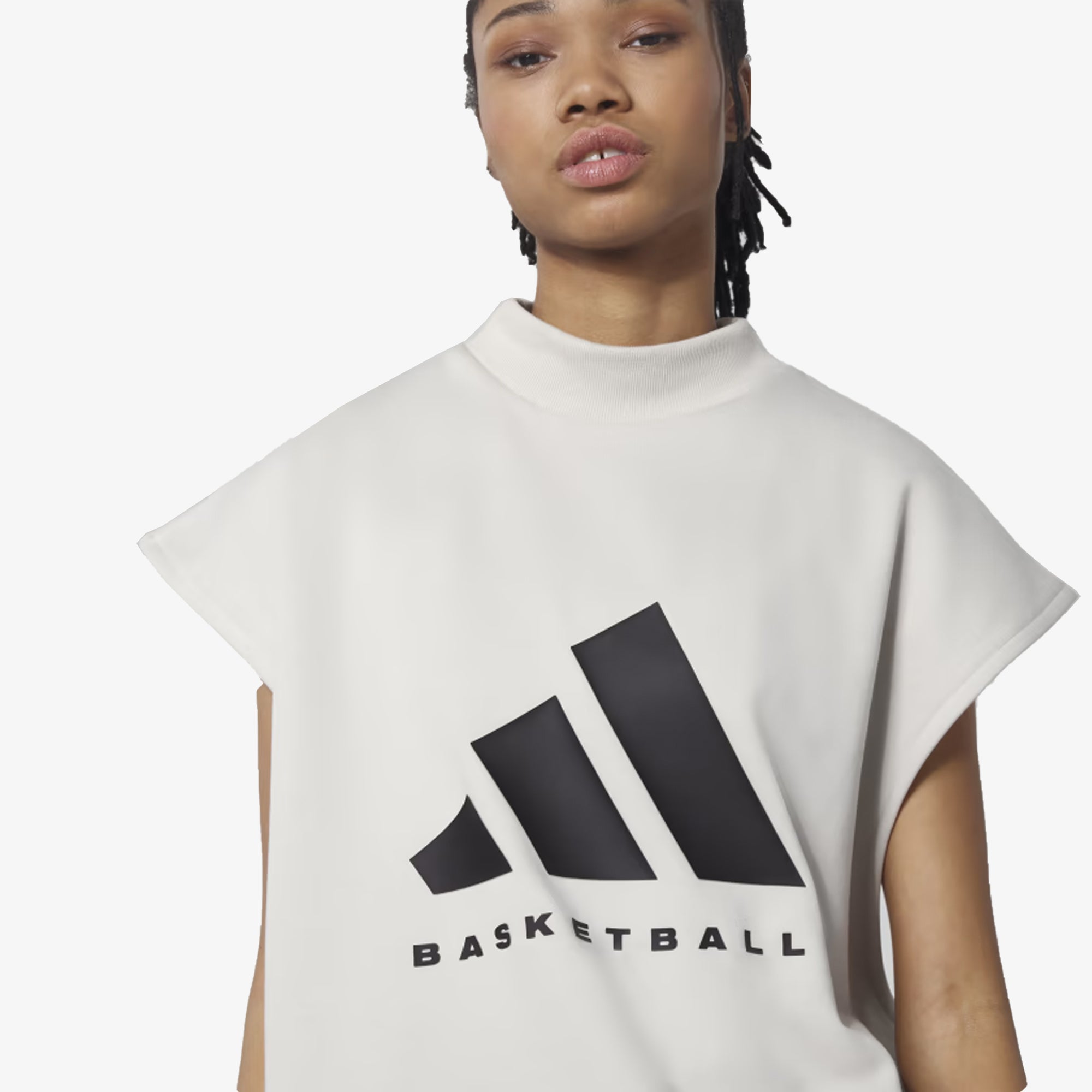 BASKETBALL SLEEVELESS SWEATSHIRT (GENDER NEUTRAL) 'TALC'