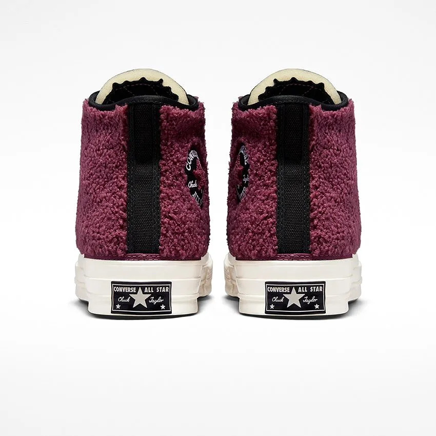 Converse - Cozy Utility Chuck 70 Sherpa High Top Shadowberry/Black/Egret