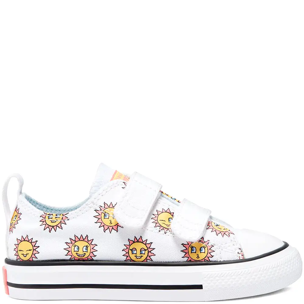 Converse- kids Chuck Taylor All Star 2V Low Top Sun Graphic Easy-On 770703