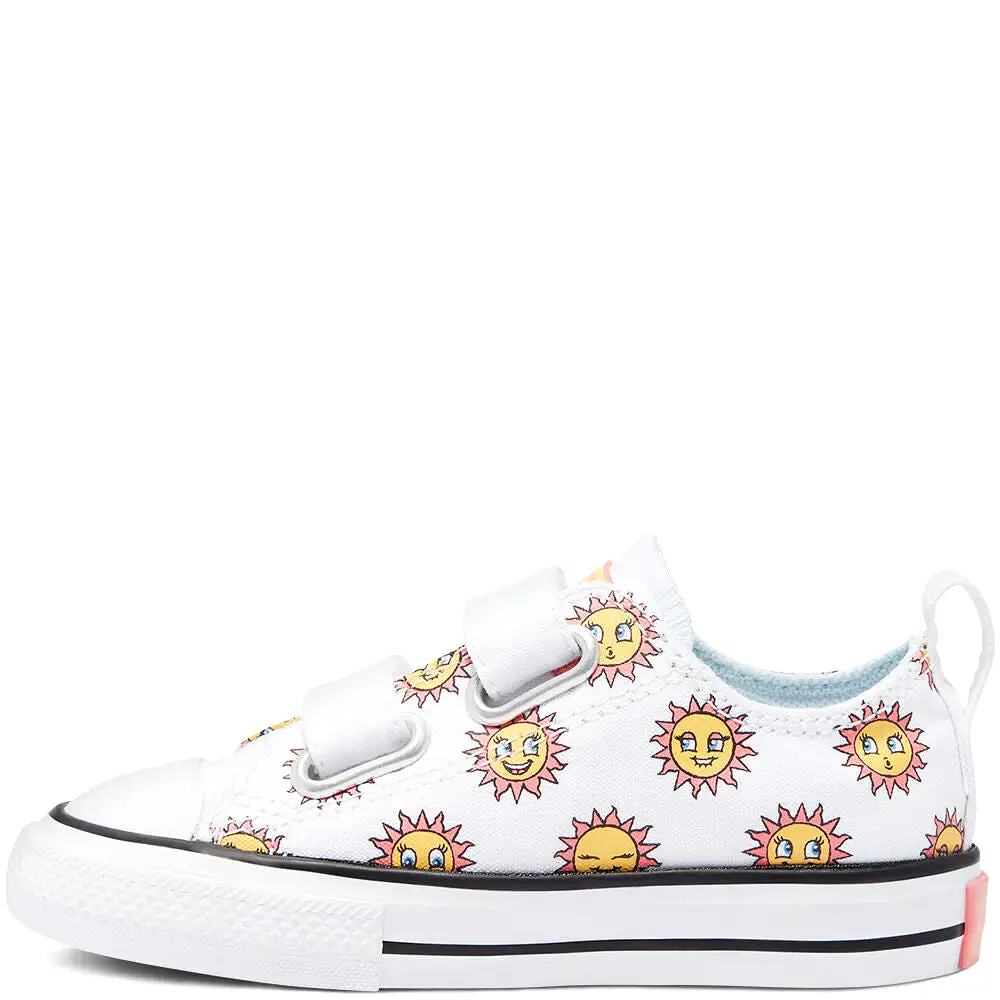 Converse- kids Chuck Taylor All Star 2V Low Top Sun Graphic Easy-On 770703