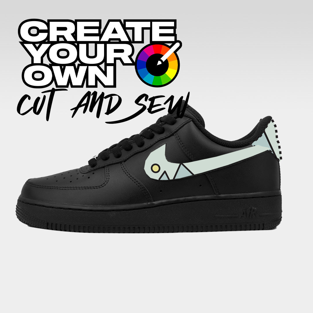 Cut & Sew (Create Your Own) - Black Air Force 1 Custom