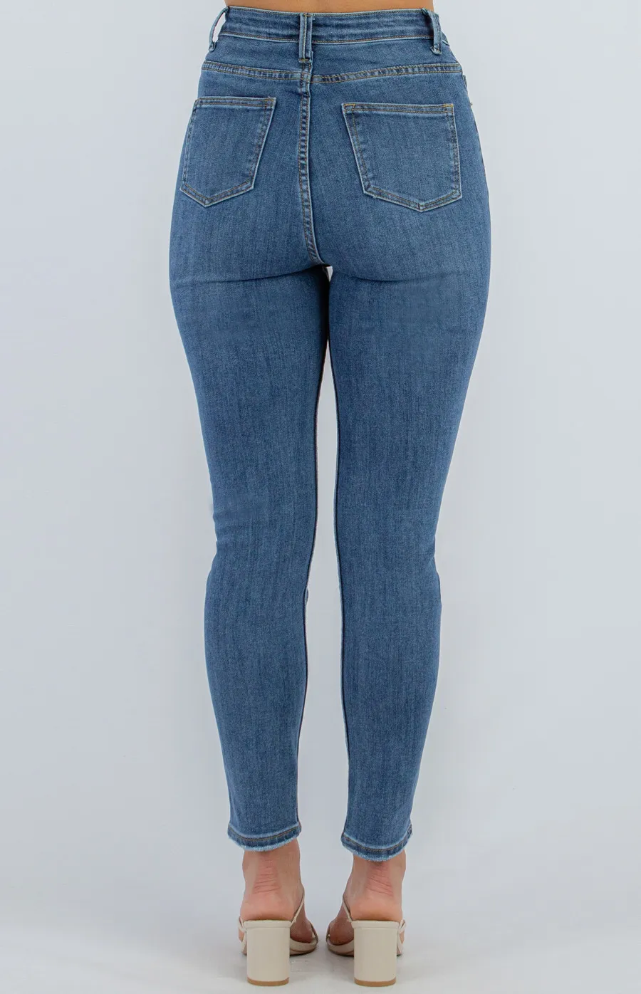 Dark Wash Skinny Jeans (SDM101)