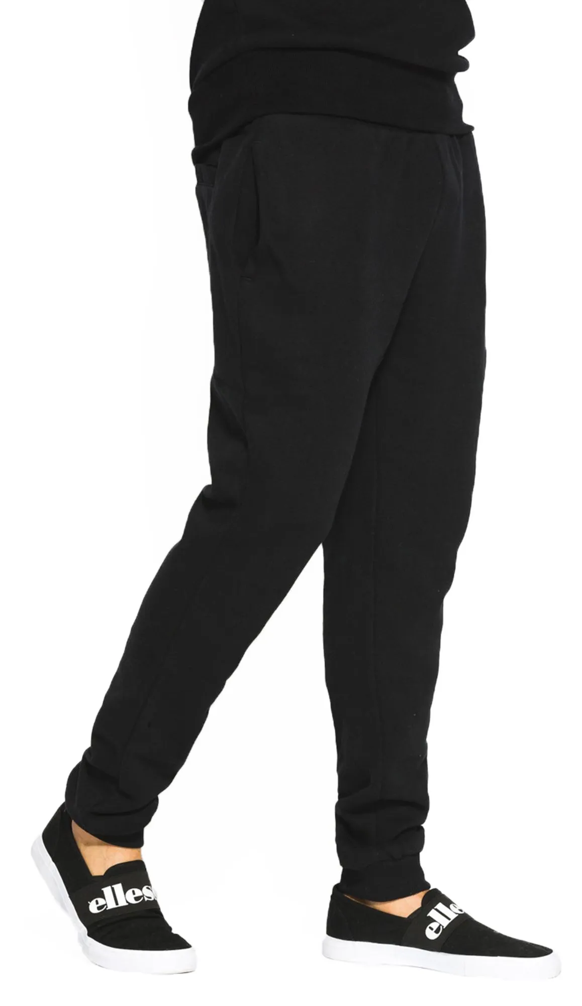 Ellesse Ovest Logo Jogging Bottoms Anthracite