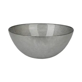 Glass Bowl - 21cm - Grey