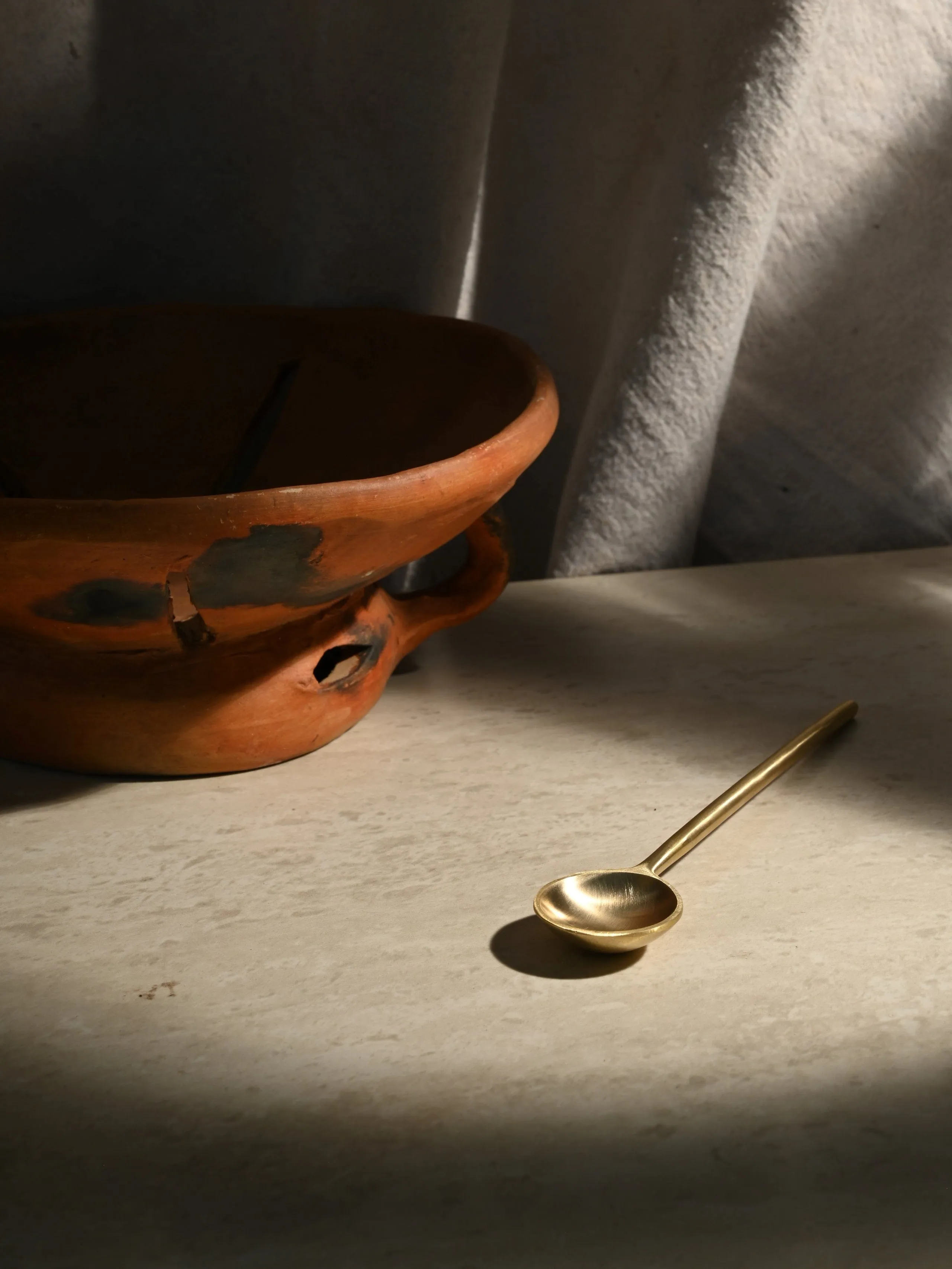 Handmade Brass Spoon