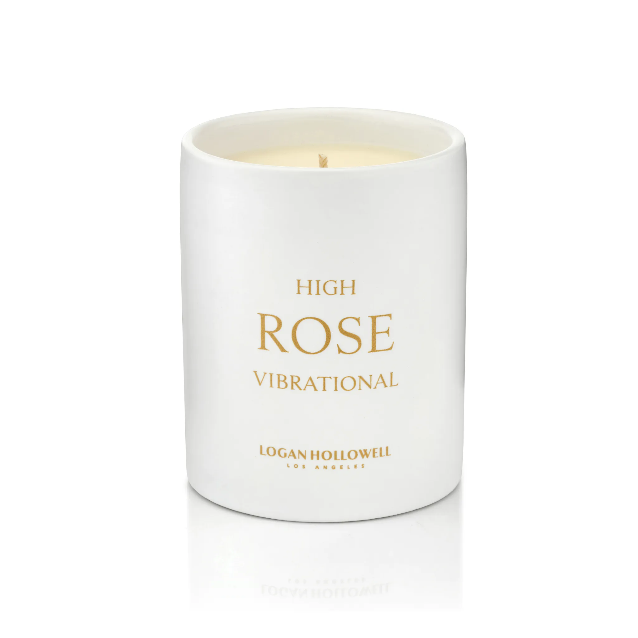 High Vibrational Rose Candle