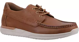 Hush Puppies Howard Mens Leather Lace Up Casual Shoe