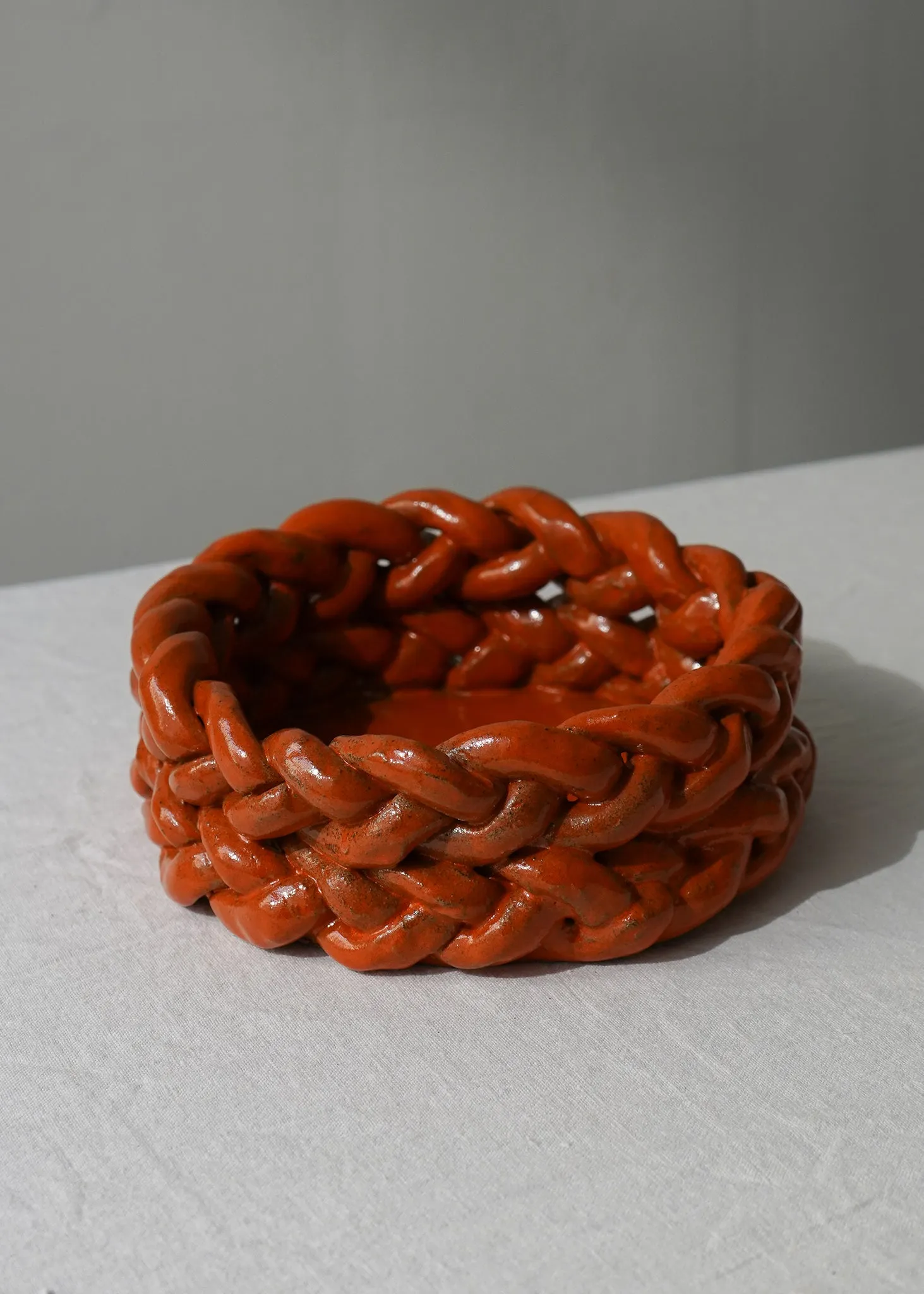 Intertwined Bowl Orange