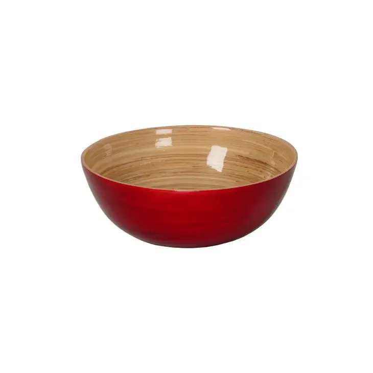 Lacquered Bamboo Bowls, 7 D x 3 H