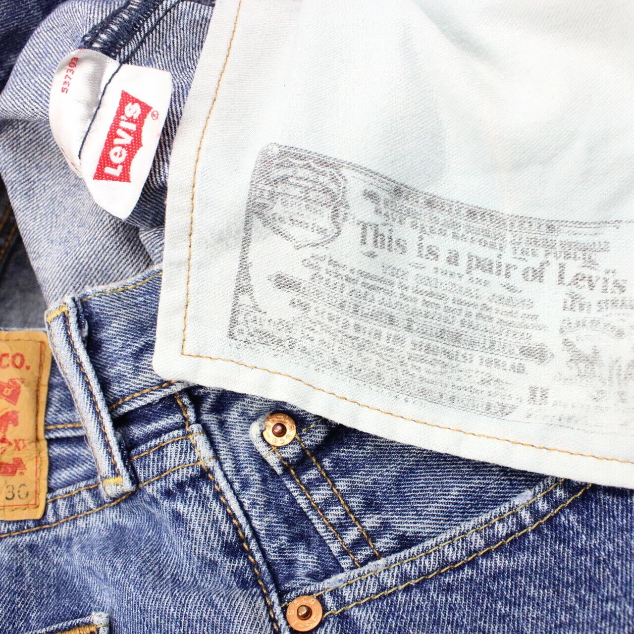 LEVIS 501 Jeans Mid Blue | W32 L30