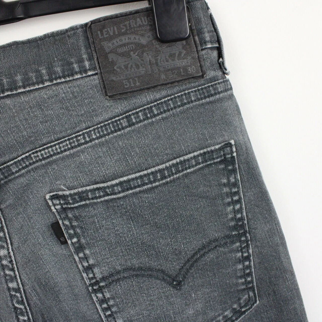 LEVIS 511 Jeans Grey Charcoal | W32 L30