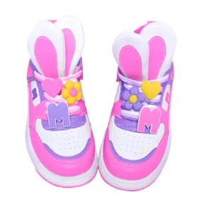 Madmia - Hop Hop Hi Tops | Pink