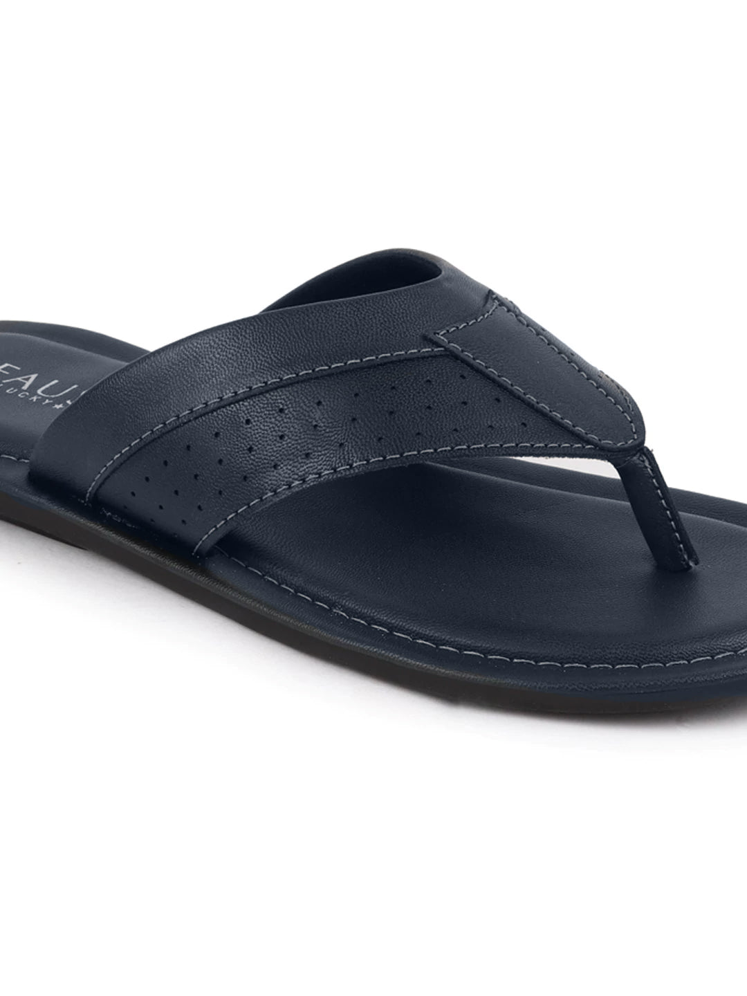 Men Navy Blue Indoor & Outdoor Slippers