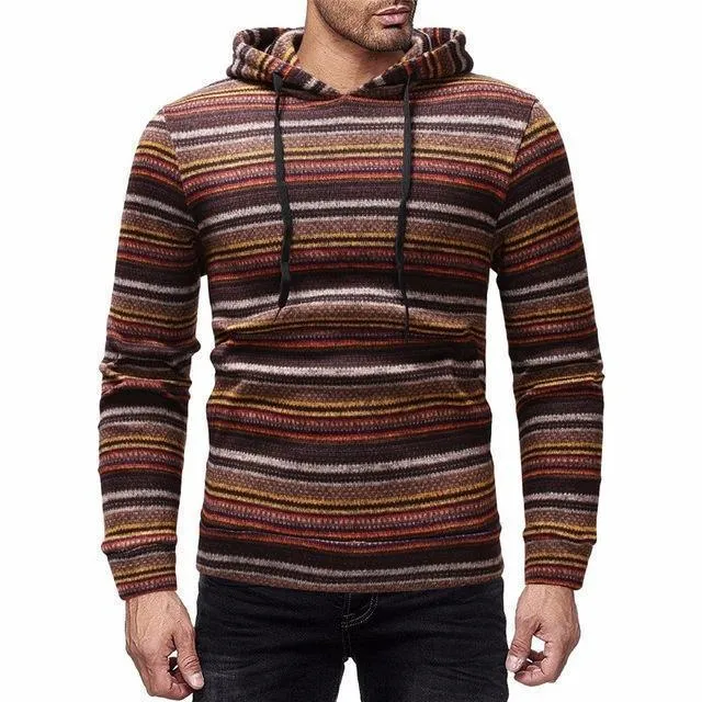 Men's Hoodies, Striped Hoodie