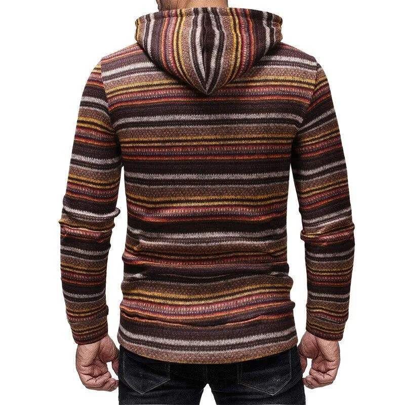 Men's Hoodies, Striped Hoodie