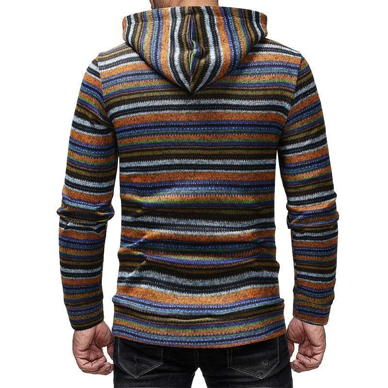 Men's Hoodies, Striped Hoodie