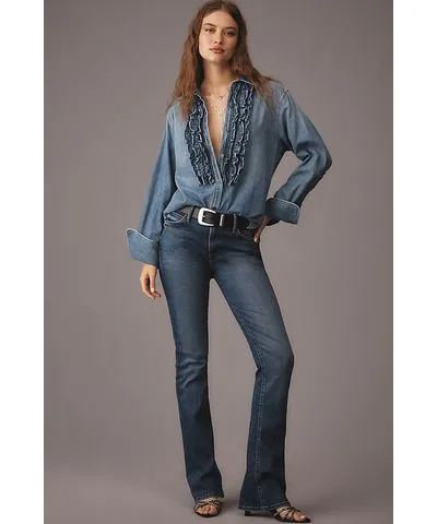 MOTHER The Runaway Mid-Rise Bootcut Jeans