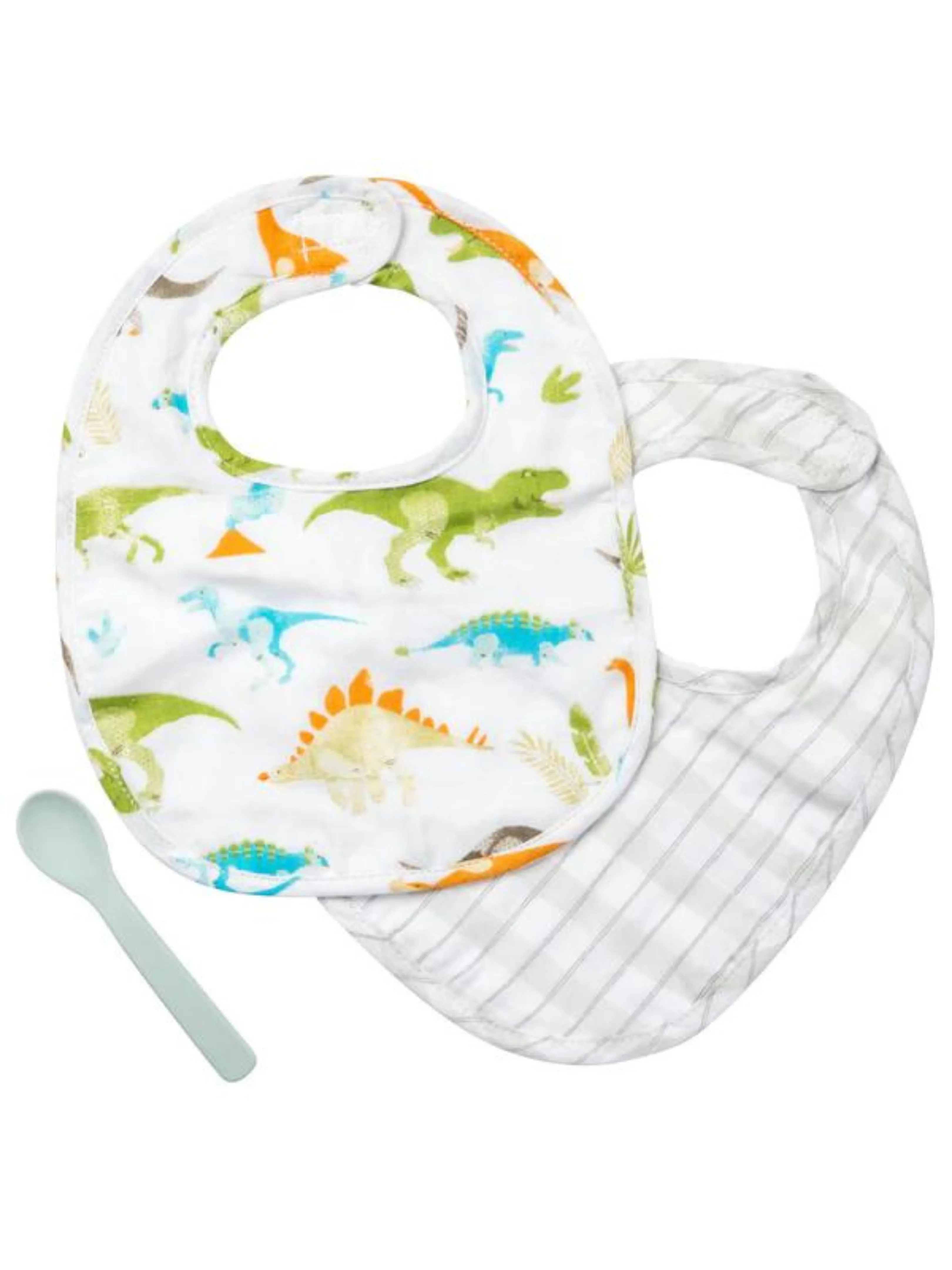 Muslin Bib Set - Dino