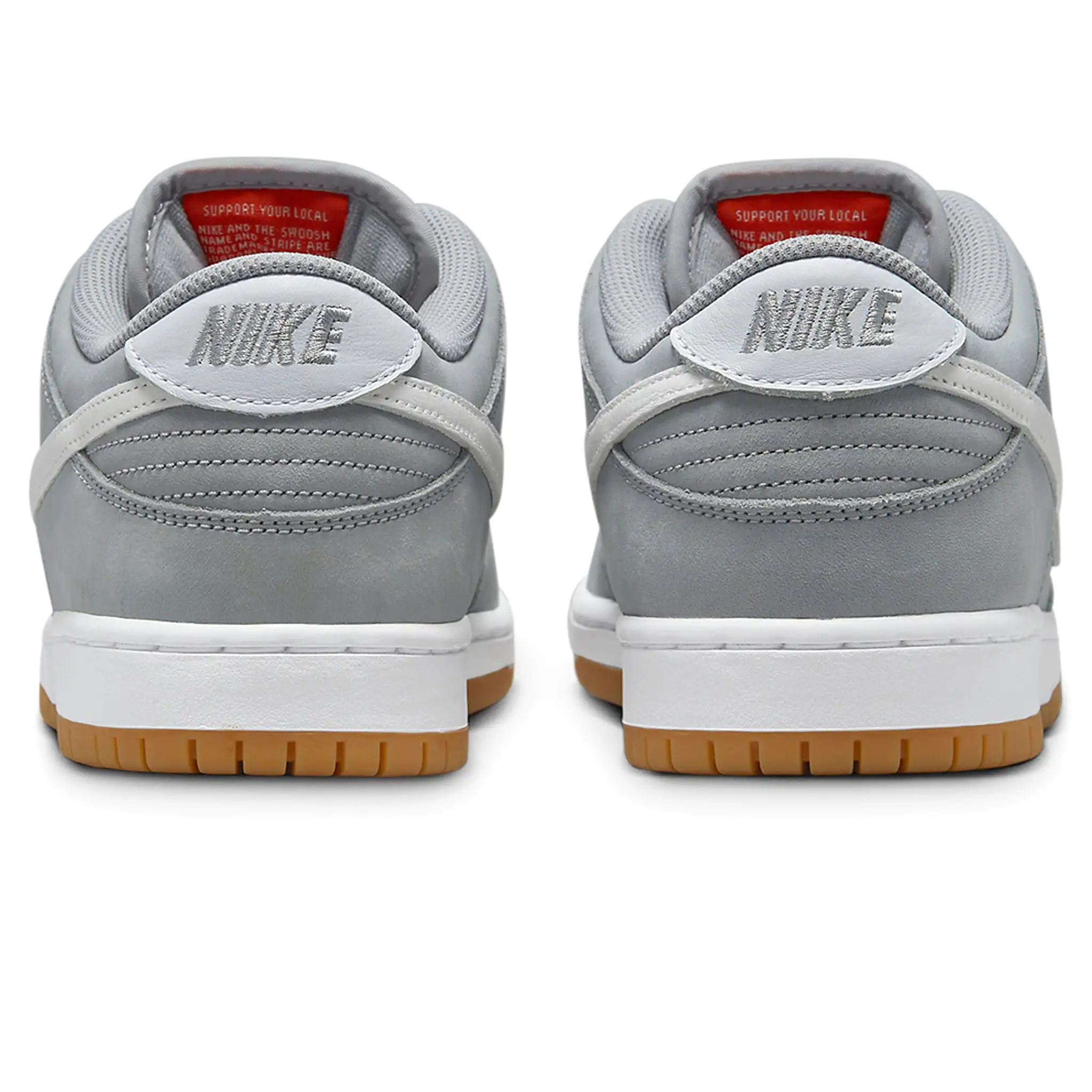 Nike SB Dunk Low Pro ISO Orange Label Wolf Grey Gum