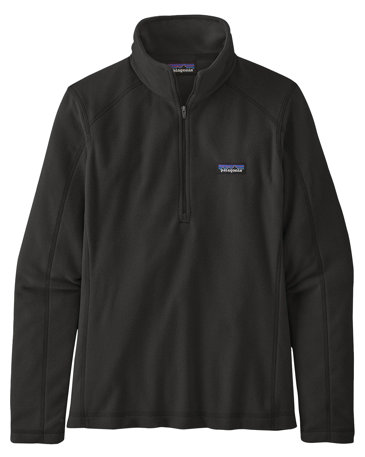 Patagonia Micro D Women's 1/4 Zip - Black | Shop Shirts & Tops at Trojan Wake Ski Snow & Snow Skiers Warehouse