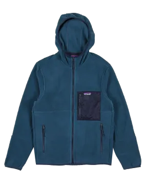 Patagonia Microdini Fleece Hoodie - Tidepool Blue | Shop Shirts & Tops at Trojan Wake Ski Snow & Snow Skiers Warehouse