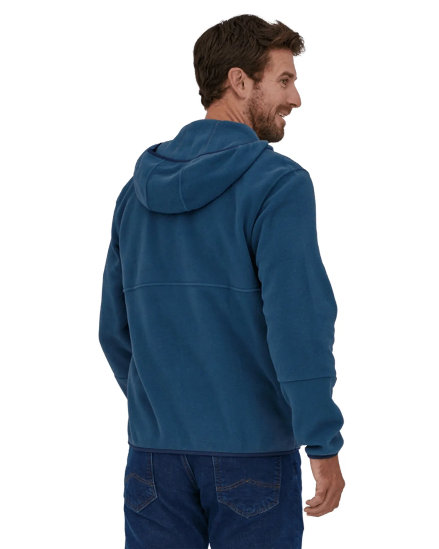 Patagonia Microdini Fleece Hoodie - Tidepool Blue | Shop Shirts & Tops at Trojan Wake Ski Snow & Snow Skiers Warehouse