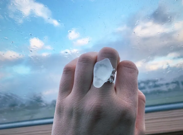 Pure Sea Glass Ring