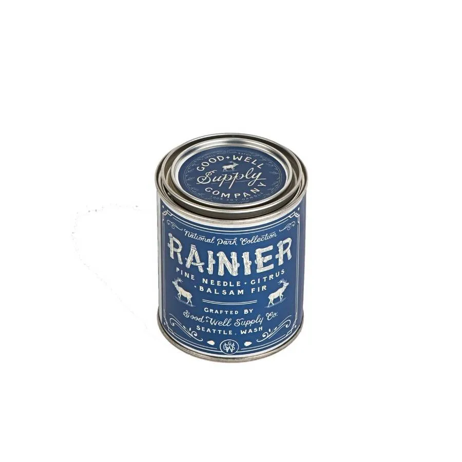 Rainier Wood Wick Soy Candle (8oz)