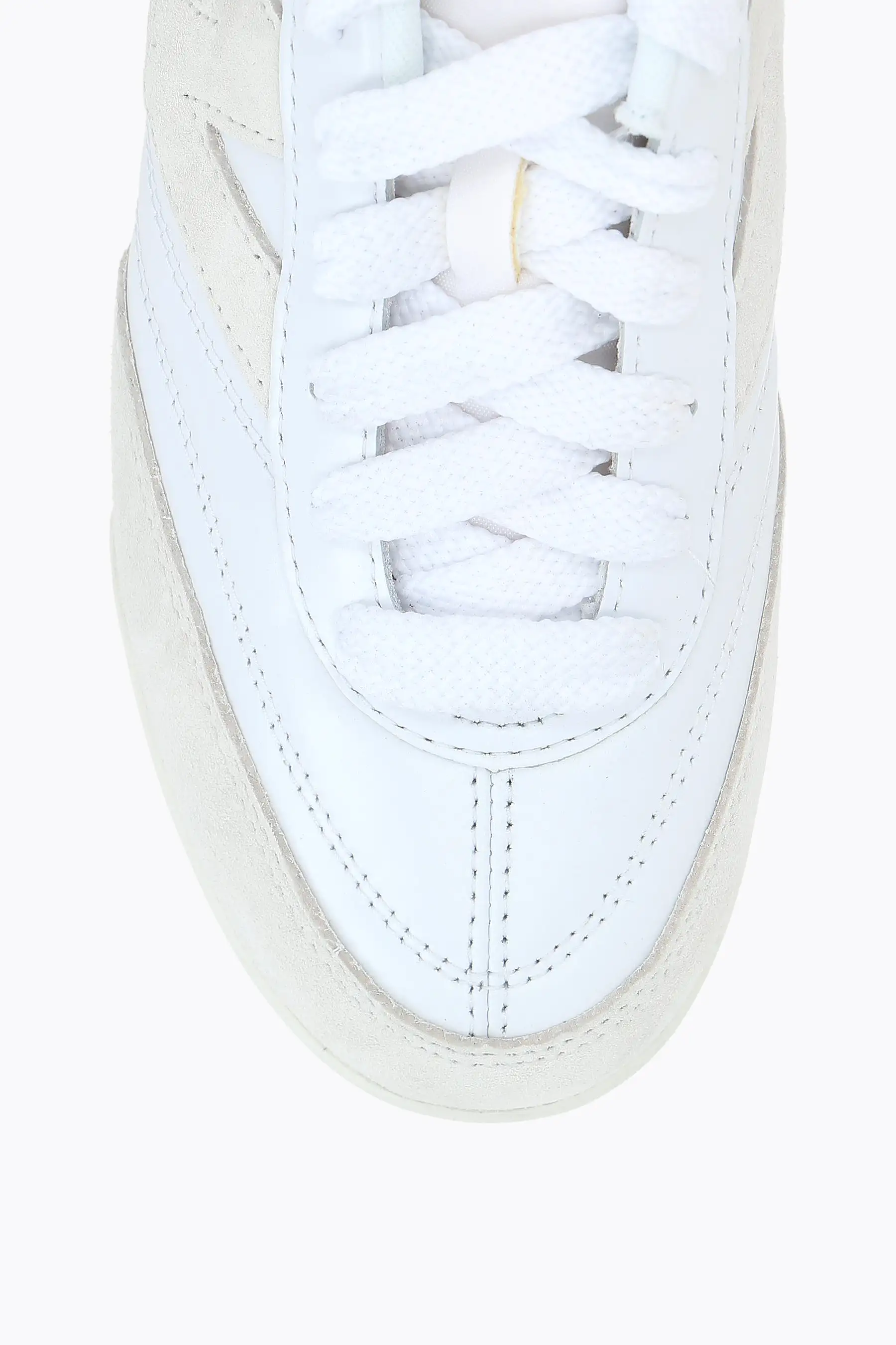 RC42 smooth leather and suede sneakers