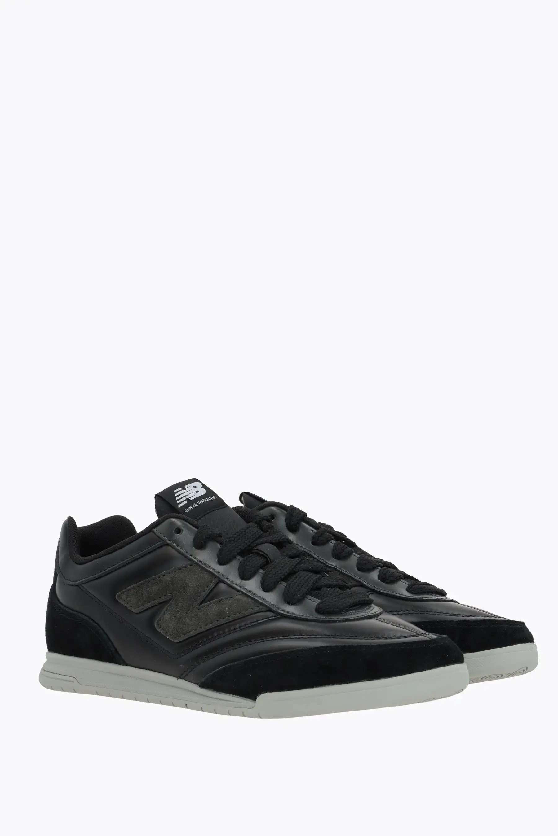 RC42 smooth leather and suede sneakers