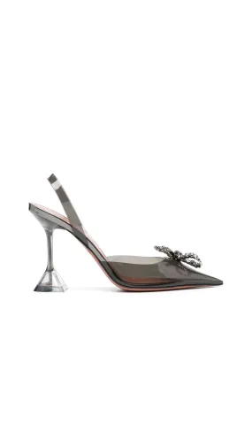 Rosie Glass Slingback - Black