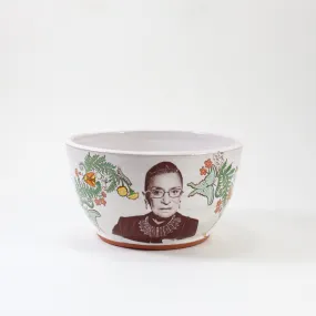 Ruth Bader Ginsburg soup/cereal bowl