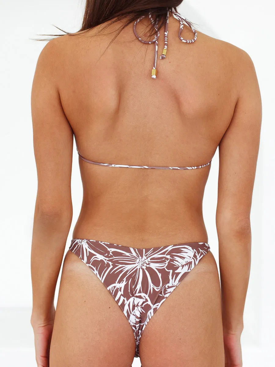 SELENA bottoms - Brown Floral