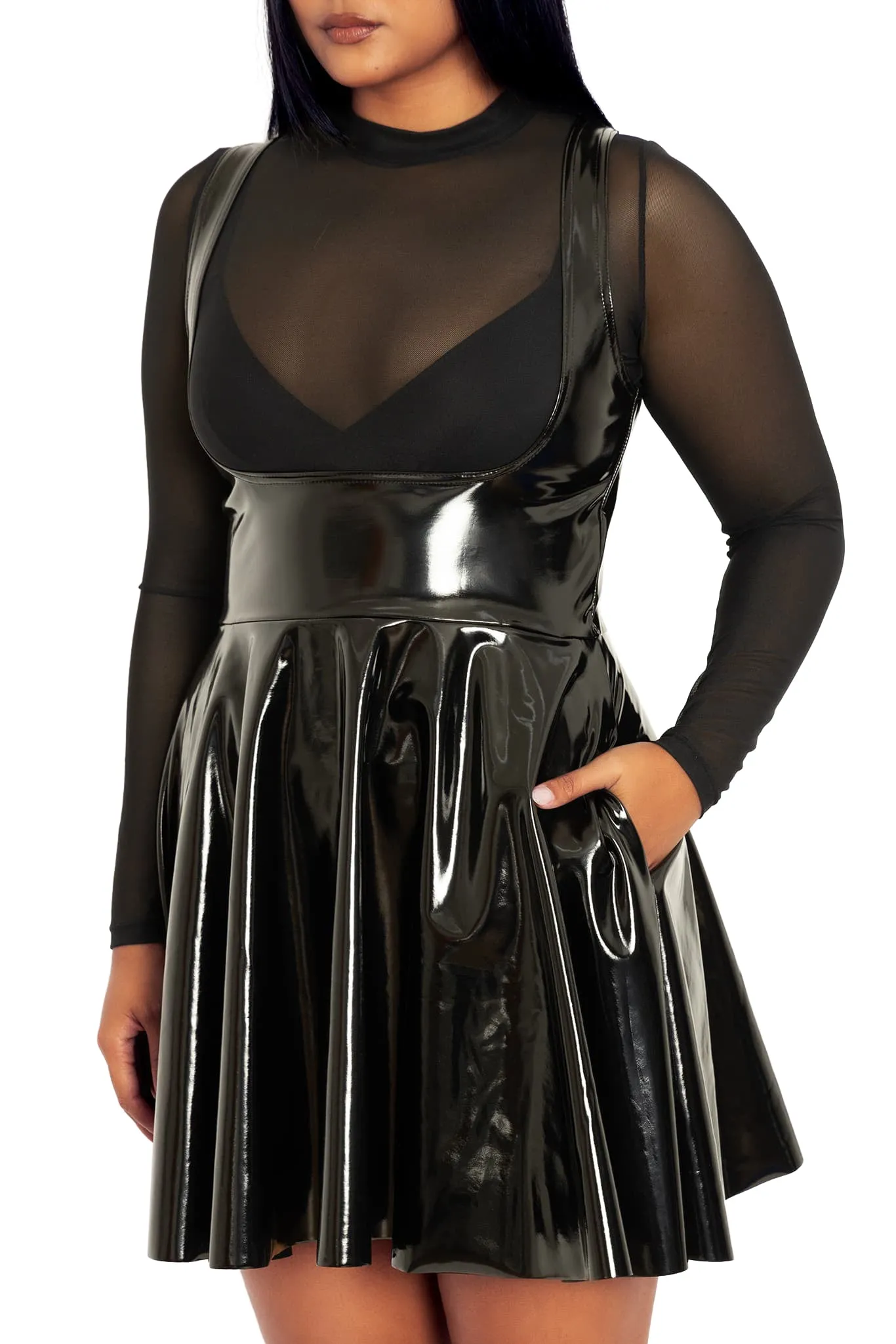 Show Us Ya Tops PVC Underbust Dress