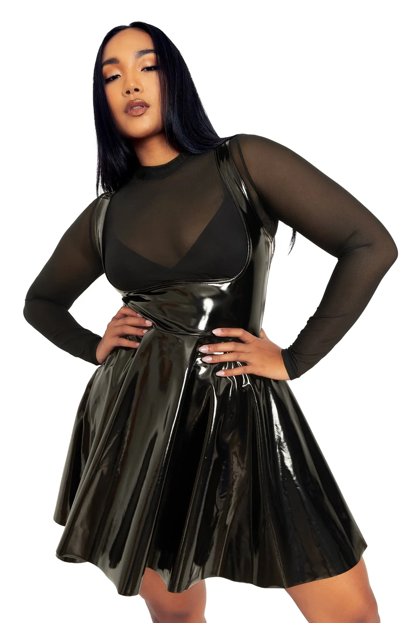 Show Us Ya Tops PVC Underbust Dress