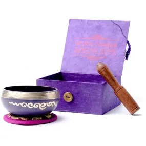 Singing Bowl Sahasrara Chakra Gift Box - 3 inch