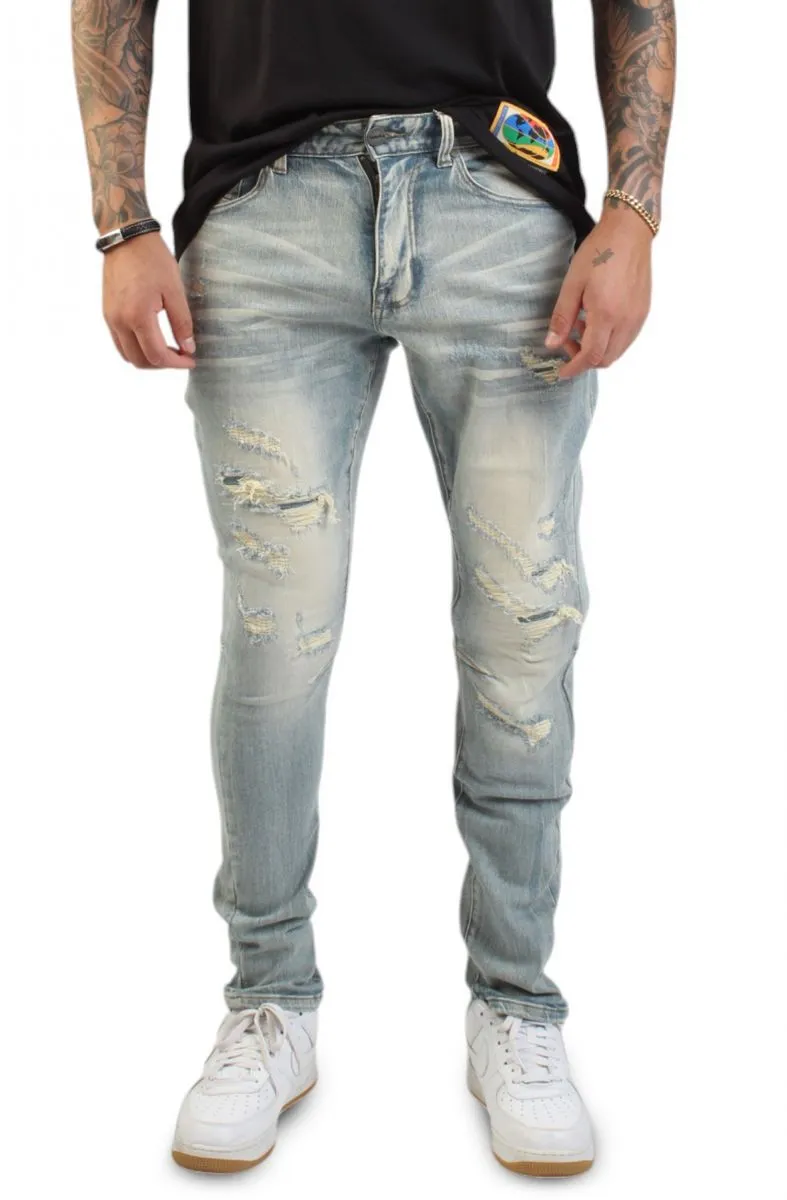 Smoke Rise  Los Ripped Jeans