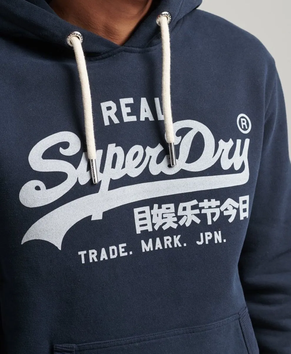 Superdry Vintage Logo Hooded Sweatshirts Eclipse