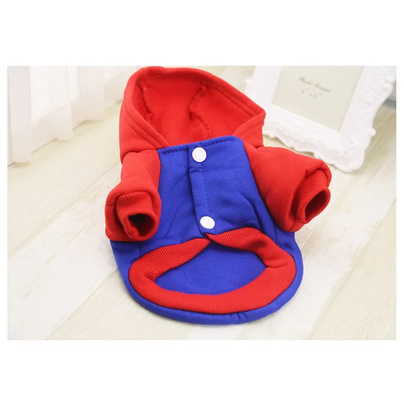 Superhero Logo Printed Dog's War Hoodies