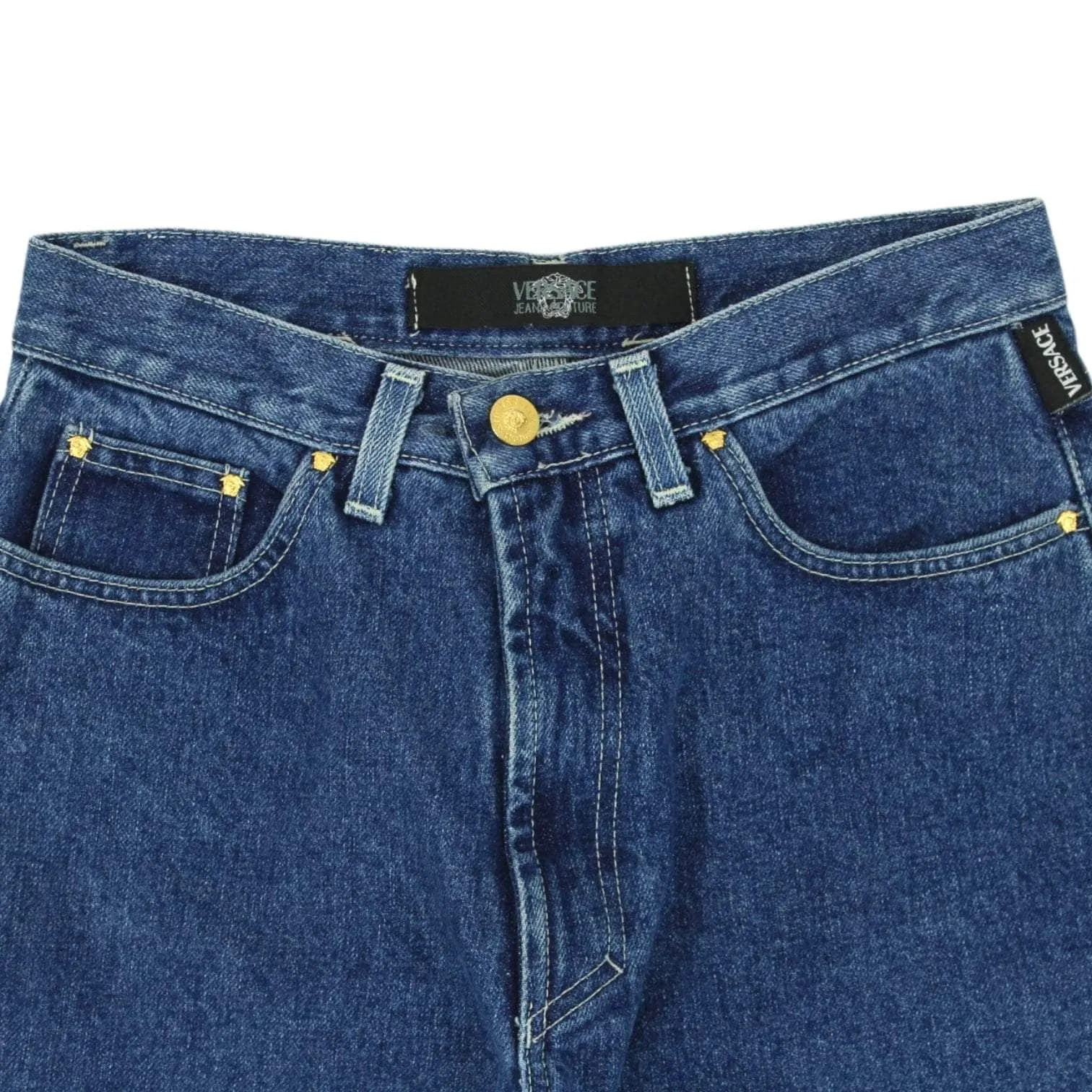 Versace High Waist Denim Jeans