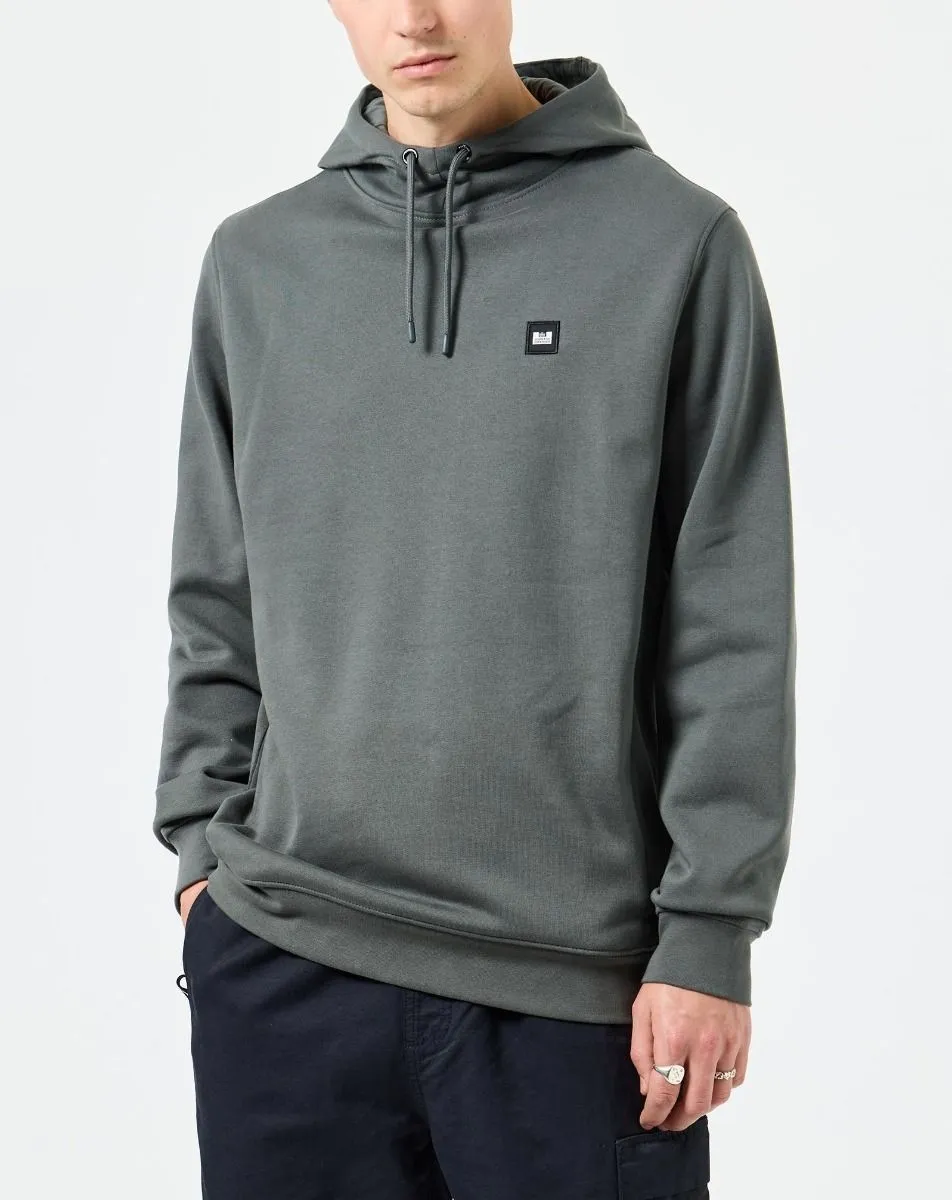 Weekend Offender Ribbe Overhead Badge Hooded Sweatshirts Zinc