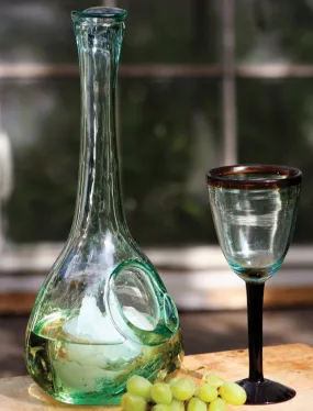 White Wine Glass Decanter With Ice Pocket