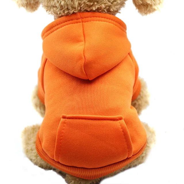 XS-2XL Pet Dog Soft Fleece HoodieS