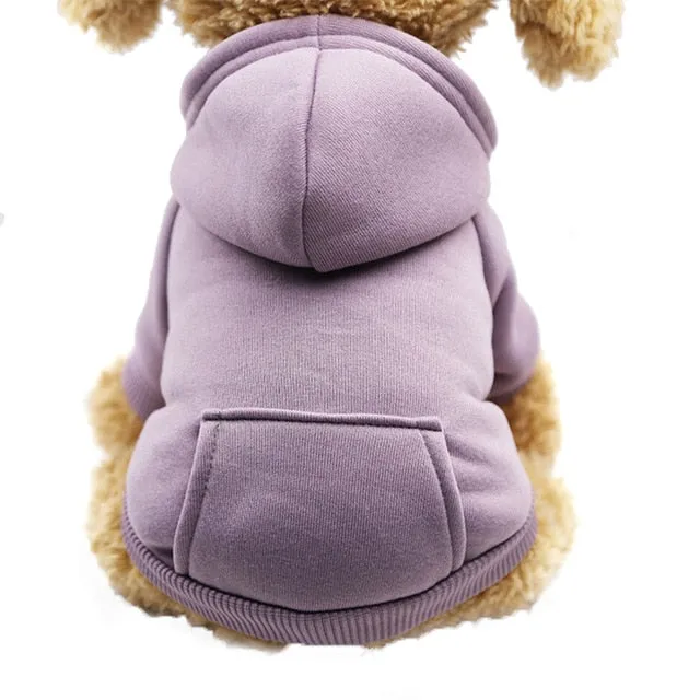 XS-2XL Pet Dog Soft Fleece HoodieS