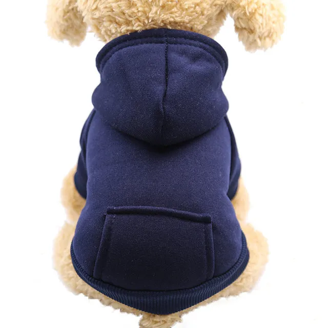 XS-2XL Pet Dog Soft Fleece HoodieS