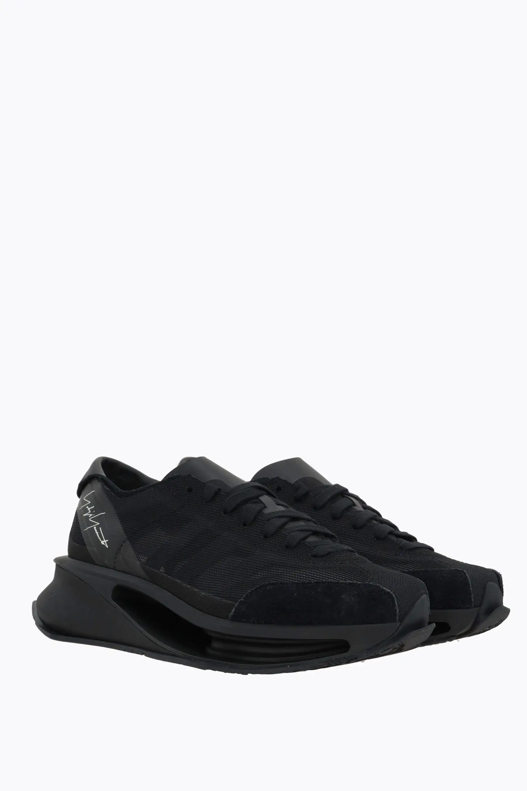 Y-3 S-Gendo Run mesh and suede sneakers